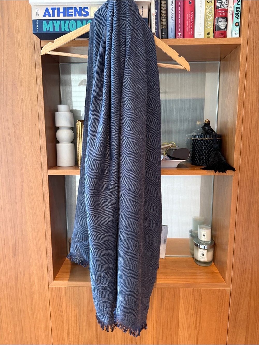 Navy Blue Men’s Scarf